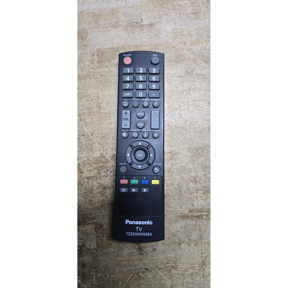 TZZ00000008A TV Remote Control designed for specific Panasonic LCD TV models